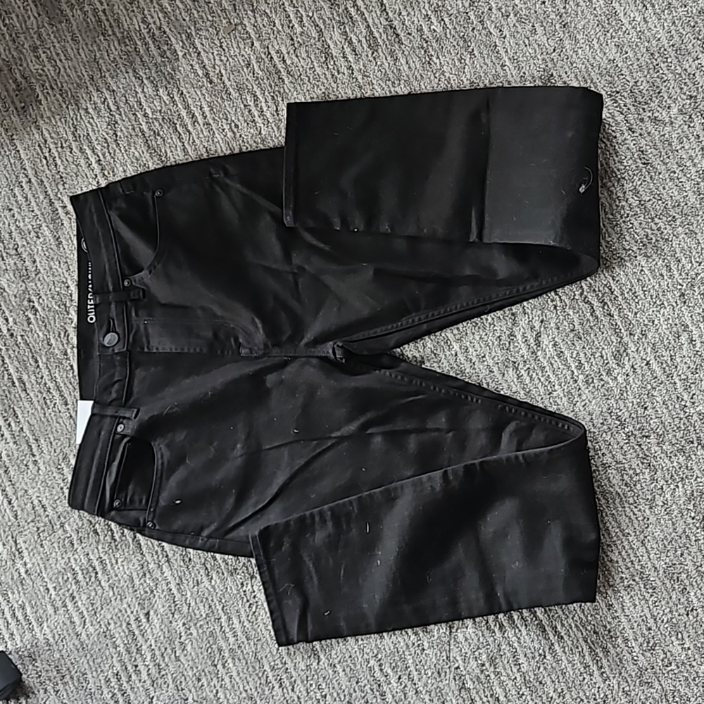 Outerknwn straight skinny S.E.A. jeans black